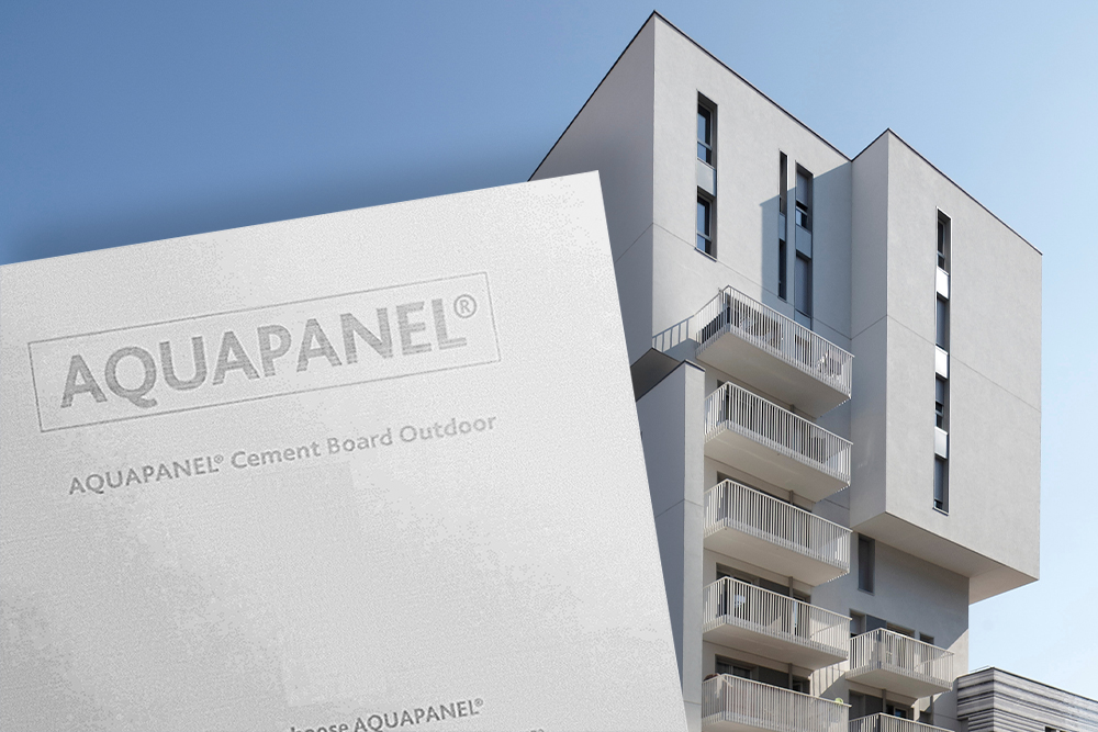 Plaque de ciment Aquapanel® Outdoor pour façades - Résistance mécanique