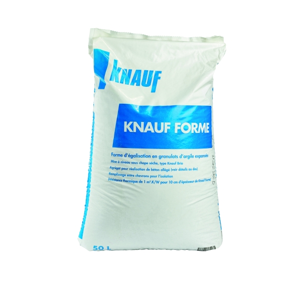 Granulats Knauf Forme – Acc. chape sèche Knauf Brio – Knauf